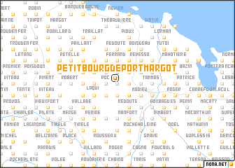 map of Petit Bourg de Port Margot