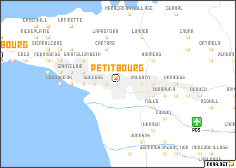 map of Petit Bourg