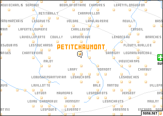 map of Petit Chaumont