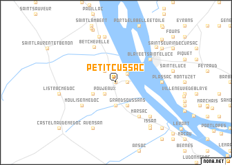 map of Petit Cussac