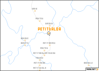 map of Petit Daloa