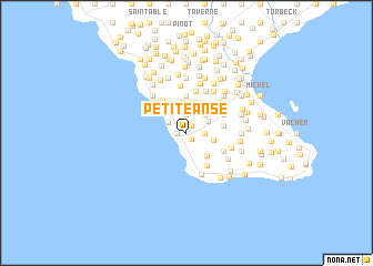 map of Petite-Anse