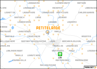 map of Petite Lande