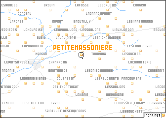 map of Petite Massonière