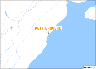 map of Petite-Rivière
