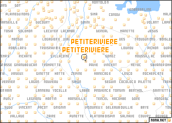 map of Petite Rivière