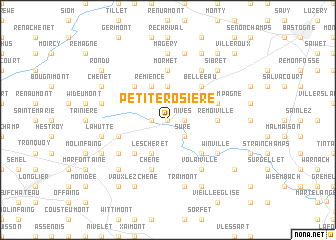 map of Petite Rosière