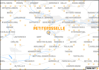 map of Petite-Rosselle