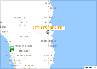 map of Petite Soufrière