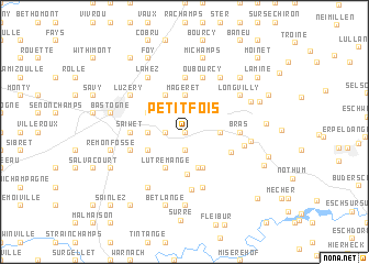 map of Petit Fois