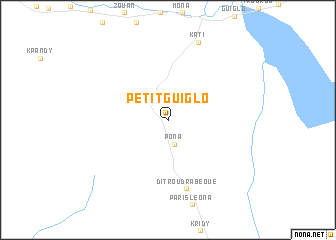 map of Petit-guiglo