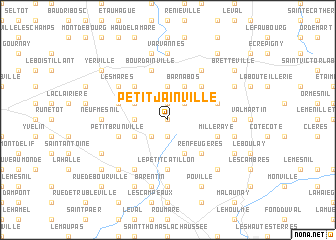 map of Petit-Jainville