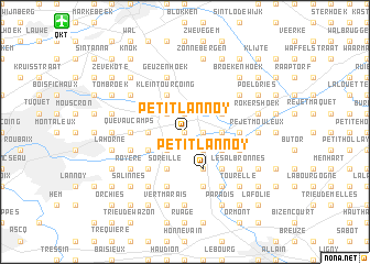 map of Petit Lannoy