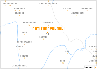 map of Petit Mapfoungui