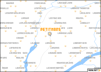 map of Petit-Mars