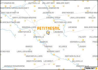 map of Petit-Mesnil