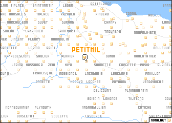 map of Petit-Mil