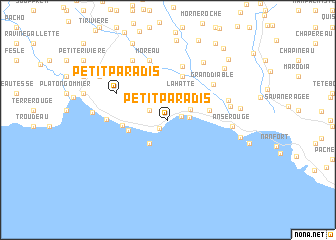 map of Petit Paradis