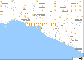 map of Petit Port-à-Piment