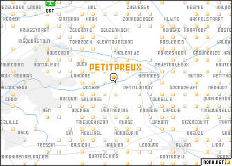 map of Petit Preux