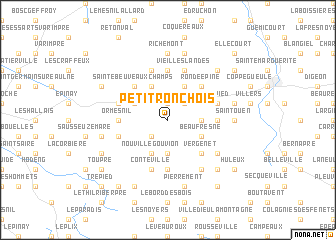 map of Petit Ronchois