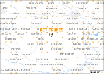 map of Petit Rumes