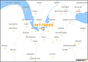 map of Petit Saïka