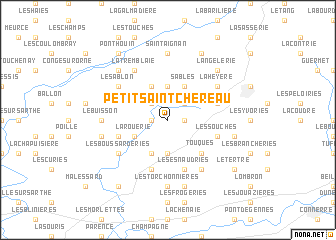 map of Petit Saint-Chéreau