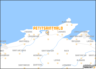 map of Petit Saint-Malo