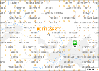 map of Petits Sarts