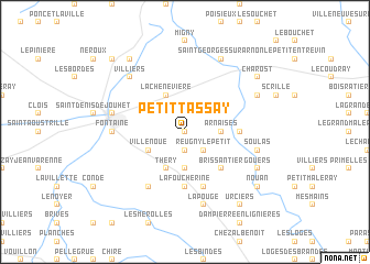 map of Petit Tassay