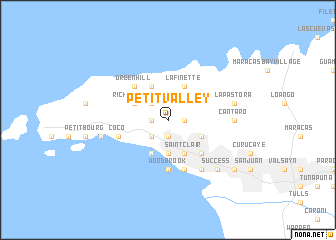 map of Petit Valley