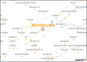 map of Petit Villard