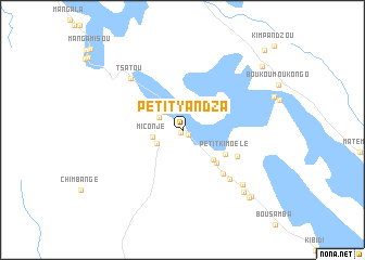 map of Petit Yandza