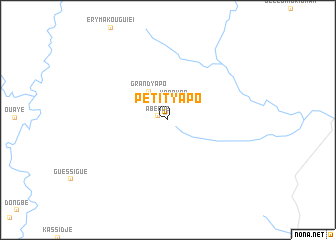 map of Petit Yapo