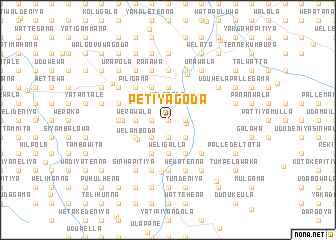 map of Petiyagoda