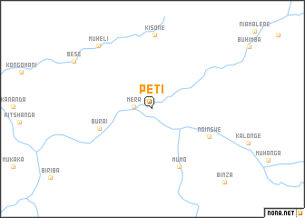 map of Peti