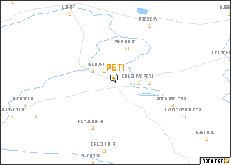 map of Peti
