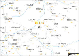 map of Petka
