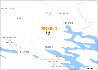 map of Petkola