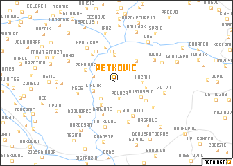 map of Petković