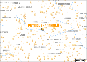 map of Petkovska Mahala