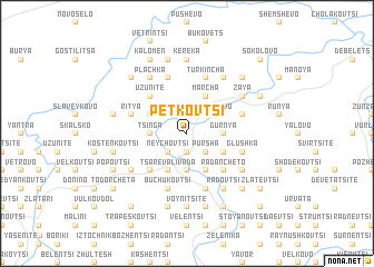 map of Petkovtsi