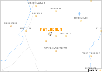 map of Petlacala