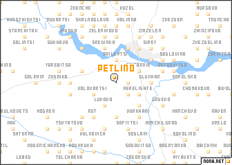 map of Petlino