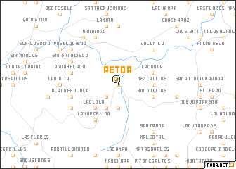 map of Petoa