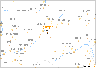 map of Petoc