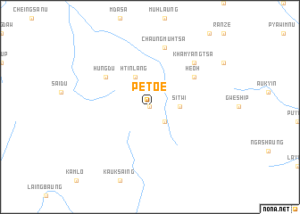 map of Petoe