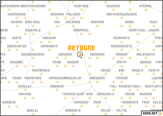 map of Pétogne