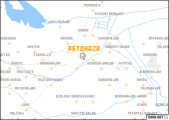 map of Petőháza